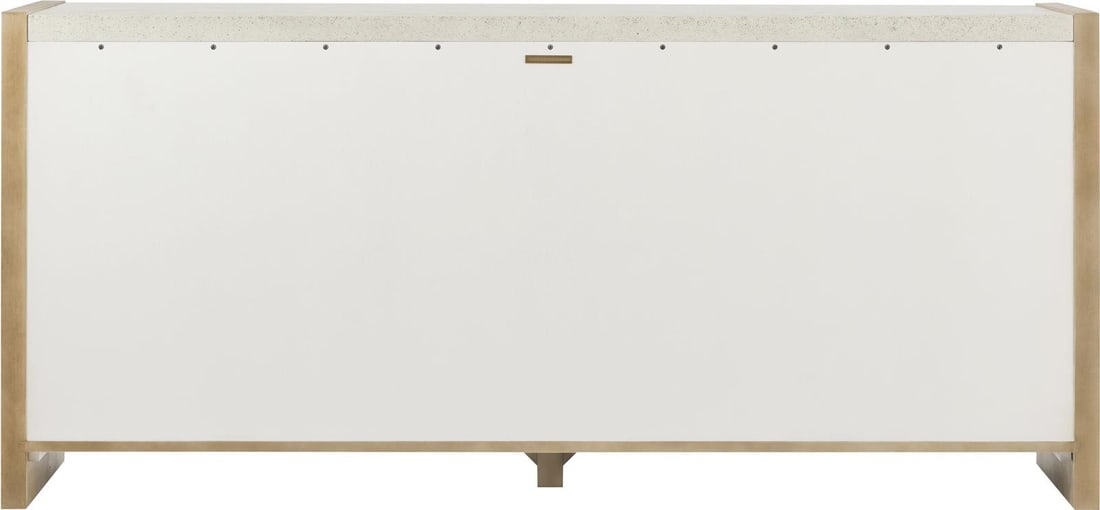 Theodore Alexander Catalina Dune Media Cabinet Aluminum Composite 70" (1 of 8)