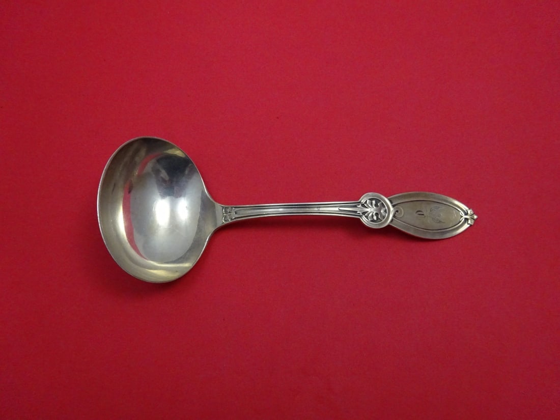 Wendt Sterling Silver Gravy Ladle Union Pattern 7 1/4 Inch Monogrammed (1 of 1)