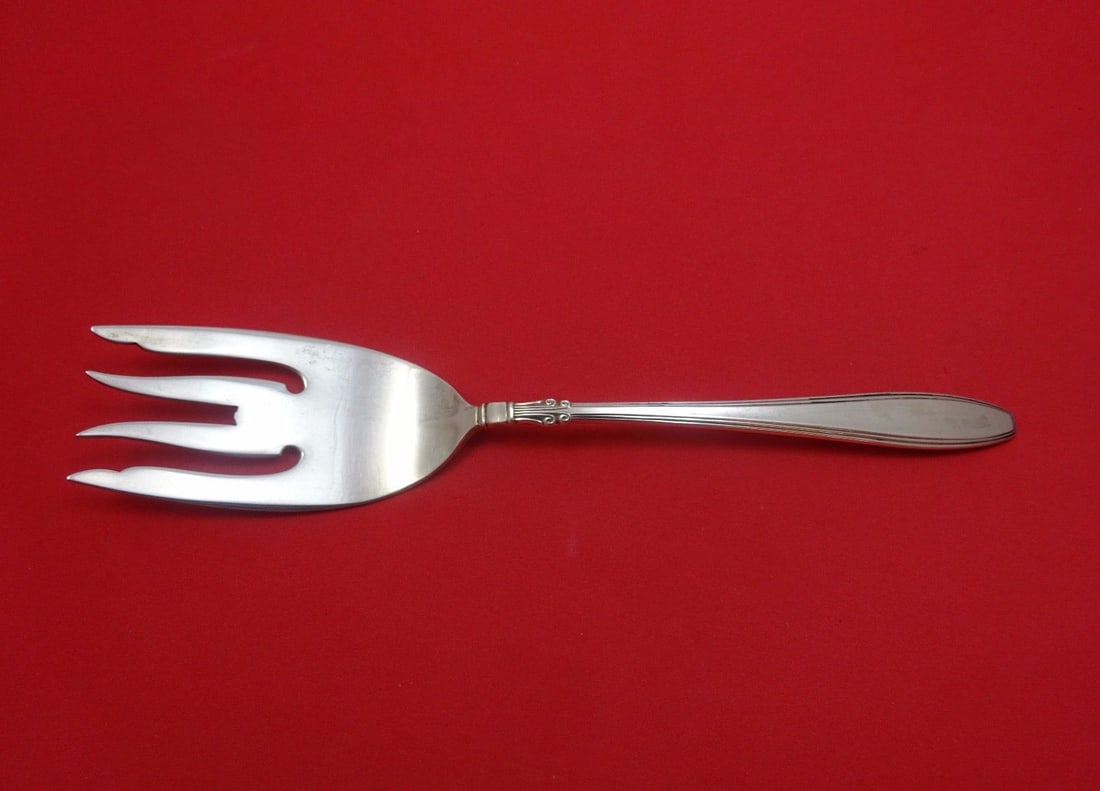 Gorham Nocturne Sterling Silver Cold Meat Fork 8.5 Inches (1 of 1)