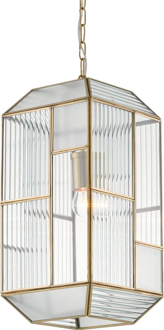 Currey Bardolph Brass Adjustable Pendant Light (1 of 6)
