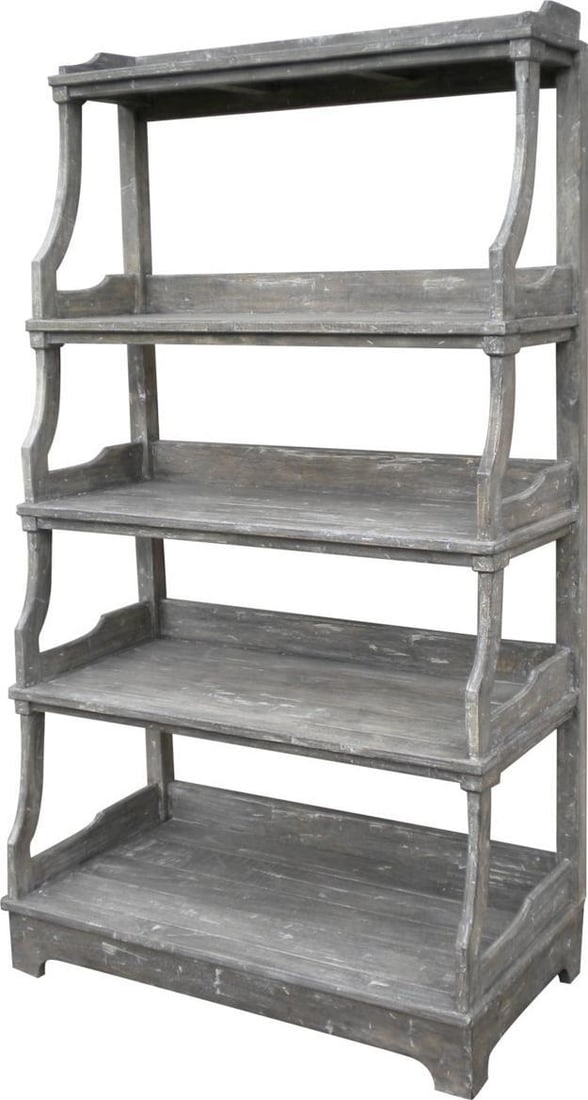 Trade Winds English Traditional Mahogany Display Shelf 63H 35.5W 18.5D (1 of 1)