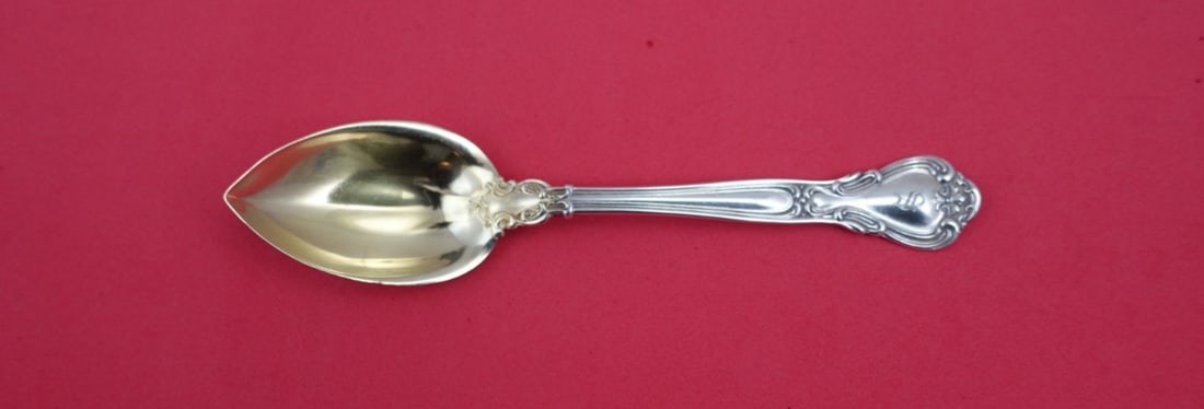Rare Chantilly Melon Spoon by Gorham Sterling Silver 5 3/4" Fluted Bowl: Rare Chantilly Melon Spoon by Gorham Sterling Silver 5 3/4" Fluted Bowl Introducing the Chantilly by Gorham Sterling Silver Melon Spoon, a stunning piece from the 1850-1899 era. This rare spoon featur