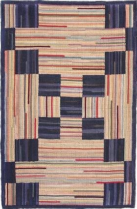 Camp Jones Gap 2x8 Hooked Rug Early American Style (1 of 1)