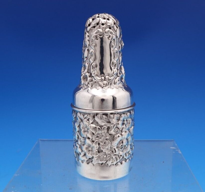 Gorham Eglantine Sterling Silver Salt Shaker 388M Vintage 1850-1899 (1 of 12)