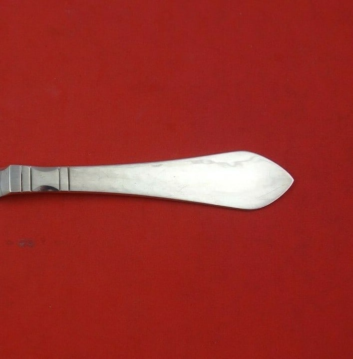 Georg Jensen Sterling Silver Cucumber Server 6 Inch Continental Pattern - 3