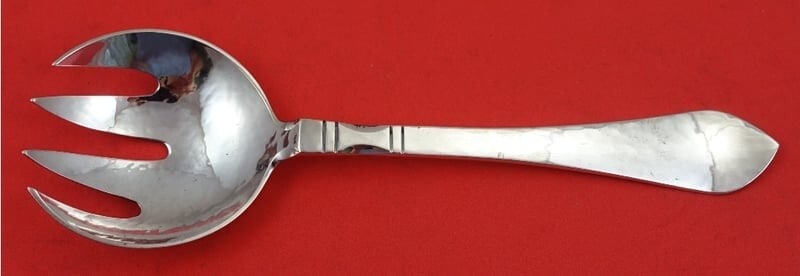 Georg Jensen Continental Sterling Silver Hors D'Oeuvre Fork 6.5" (1 of 3)