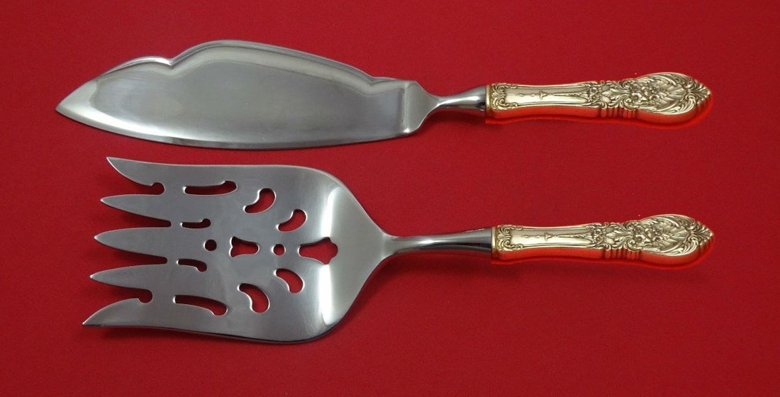Richelieu International Sterling Silver Fish Serving Set 2 Pieces (1 of 1)