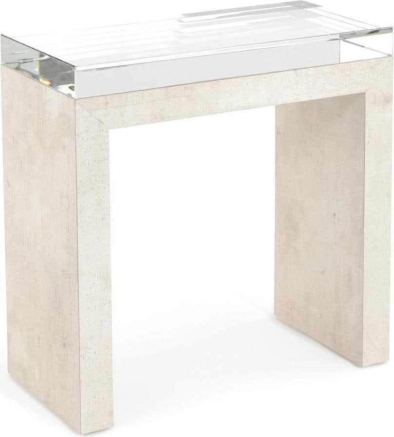 John-Richard Semois Crystal Accent Table 22H 21W 10D: John-Richard Semois Crystal Accent Table 22H 21W 10D Introducing the Elegant Semois Crystal Accent Table, a stunning addition to your home decor. This exquisite table features a crystal accent that en