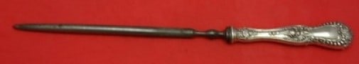 Whiting Dorothy Vernon Sterling Silver Roast Carving Fork 13 3/4 (1 of 1)