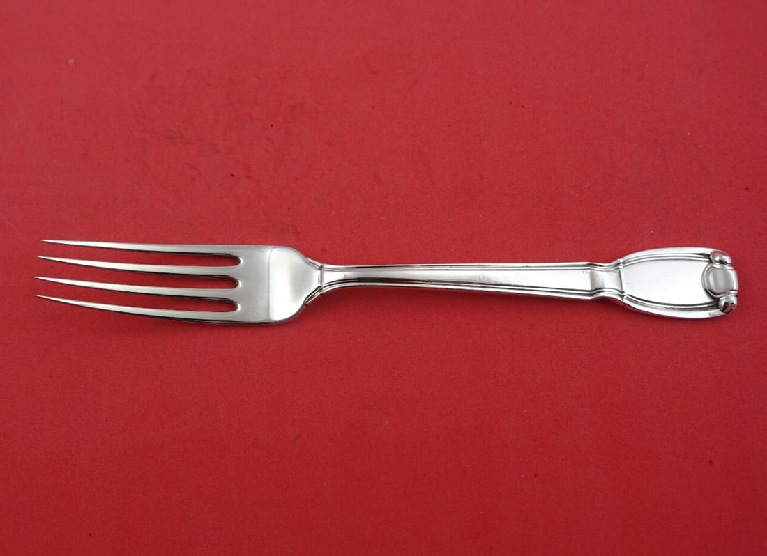 Tiffany Co Castilian Sterling Silver 4-Tine Dinner Fork 7.5 Inch: Tiffany Co Castilian Sterling Silver 4-Tine Dinner Fork 7.5 Inch This exquisite dinner fork from the Castilian pattern by Tiffany & Co. features a classic design and is made of high-quality sterling s