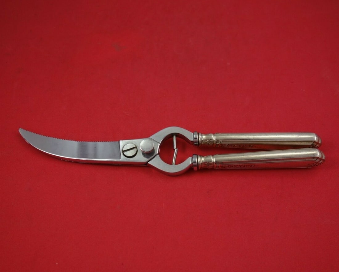 Durgin-Gorham Princess Patricia Sterling Silver Lobster Shears 10 Vintage (1 of 2)