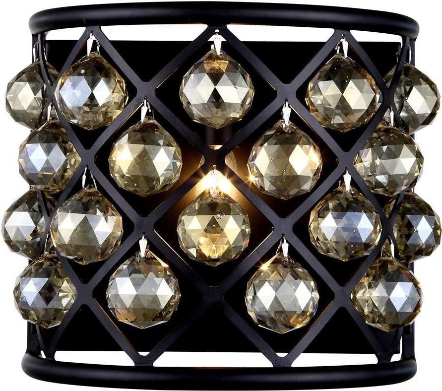 Elegant Lighting Madison Wall Sconce Crystal Spheres Hollywood Regency (1 of 1)