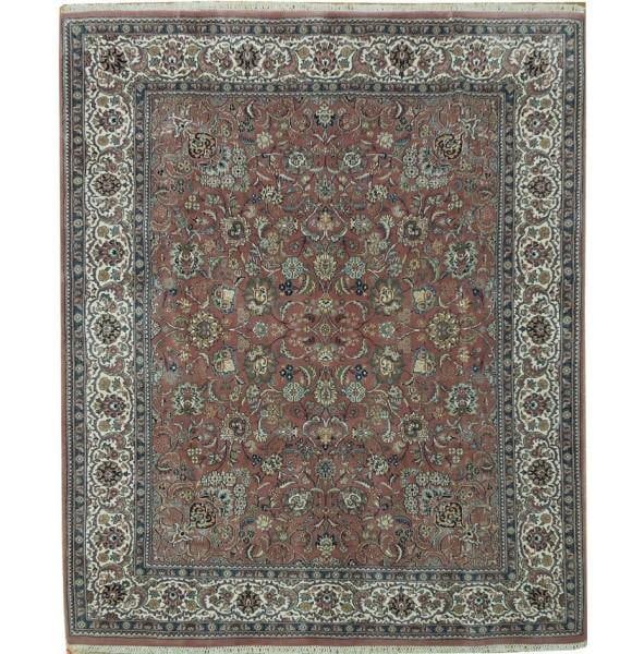 Handmade Agra Wool Rug 6' x 7.7' Premium Quality: Handmade Agra Wool Rug 6' x 7.7' Premium Quality Free continental US Shipping Enhance your space with this exquisite 6 x 7.7 handmade Agra wool rug. Crafted with attention to detail, this rug showcase