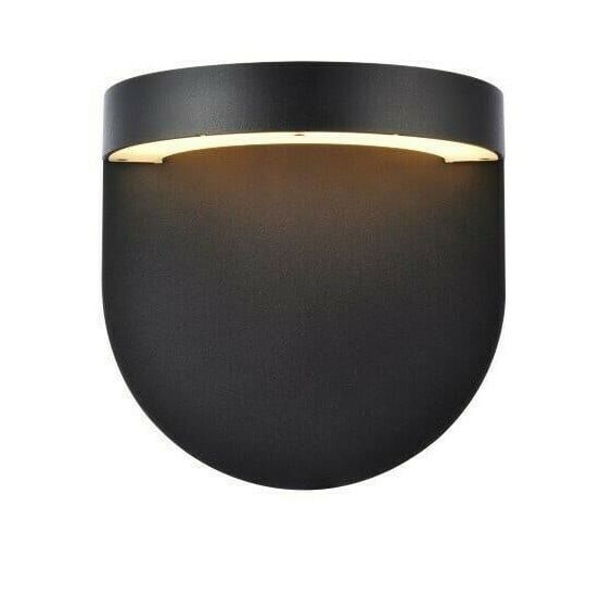 Living District Raine Black LED Outdoor Wall Lamp (1 of 8)