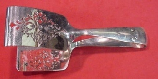 Tiffany & Co Flemish Sterling Silver Asparagus Serving Tong 7 5/8 Inch (1 of 1)