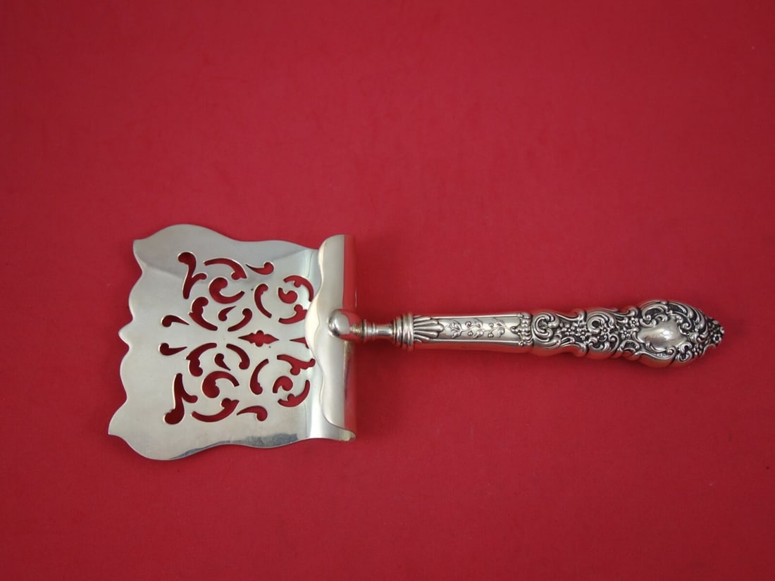 Unger Passaic Sterling Silver Hooded Asparagus Server 10 3/8": Unger Passaic Sterling Silver Hooded Asparagus Server 10 3/8" Crafted by Unger, this exquisite asparagus server is part of the Passaic pattern, showcasing a beautiful hooded design. Made entirely of s