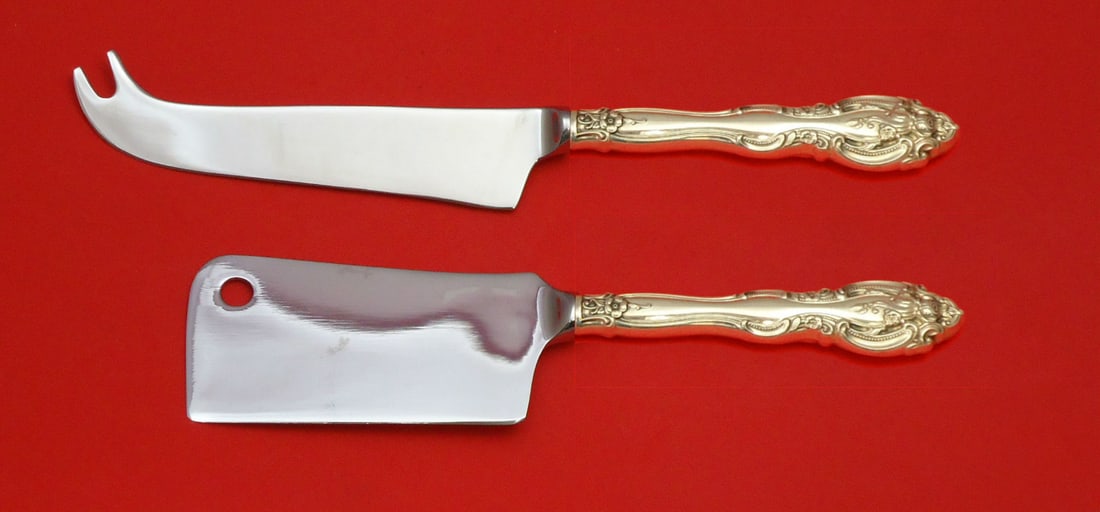Gorham La Scala Sterling Silver 2pc Cheese Server Set Custom (1 of 1)