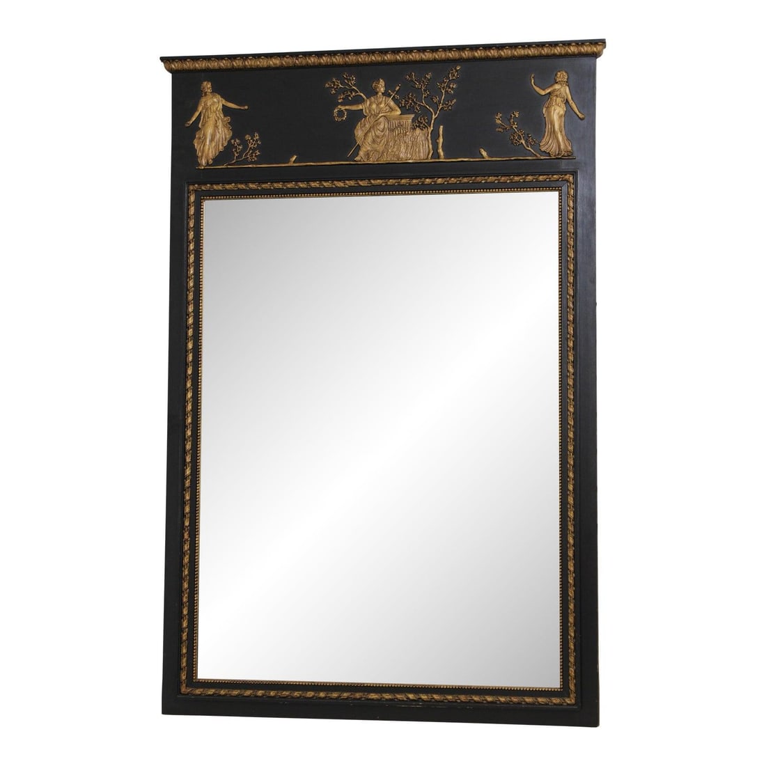Neoclassical Wall Mirror with Gold Accents by Friedman Brothers (1 of 10)