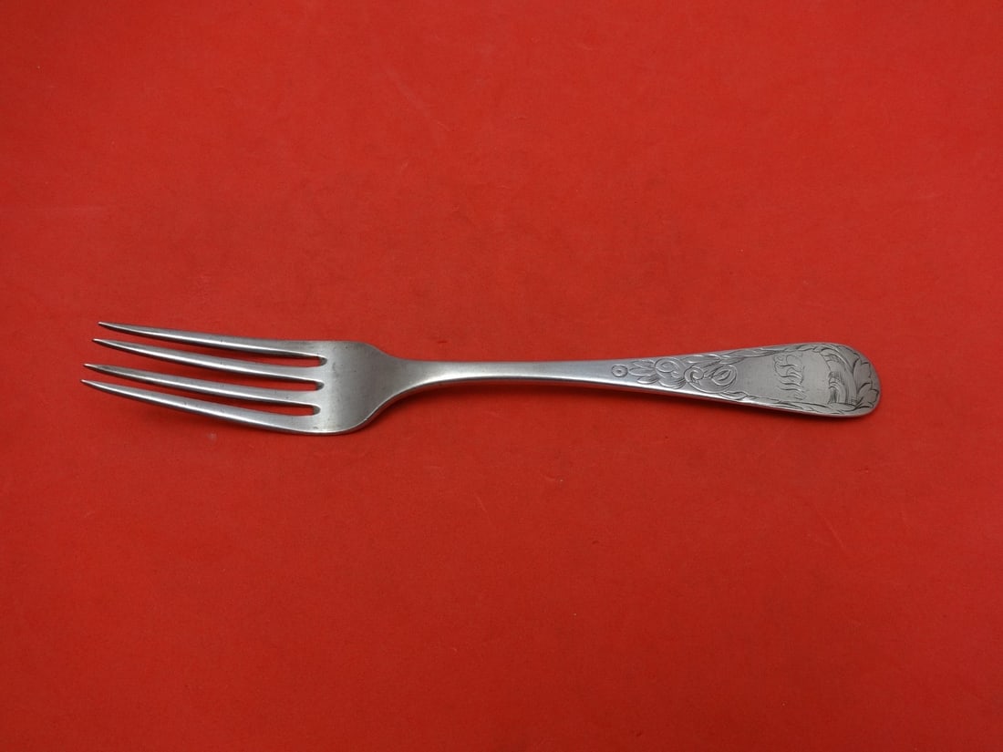 A.E. Warner Mayflower Sterling Silver Dinner Fork Monogrammed 7 3/4" (1 of 1)
