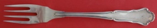 Buccellati Savoy Sterling Silver Salad Fork with Longer Middle Space 6 3/4": Buccellati Savoy Sterling Silver Salad Fork with Longer Middle Space 6 3/4" Enhance your dining experience with this exquisite Savoy salad fork by Buccellati, crafted from high-quality sterling silver