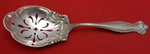 Towle Canterbury Sterling Silver Ice Spoon 8 Inch Serving Spoon: Towle Canterbury Sterling Silver Ice Spoon 8 Inch Serving Spoon This exquisite Canterbury by Towle ice spoon is a remarkable piece of serving silverware crafted from high-quality sterling silver. Desi