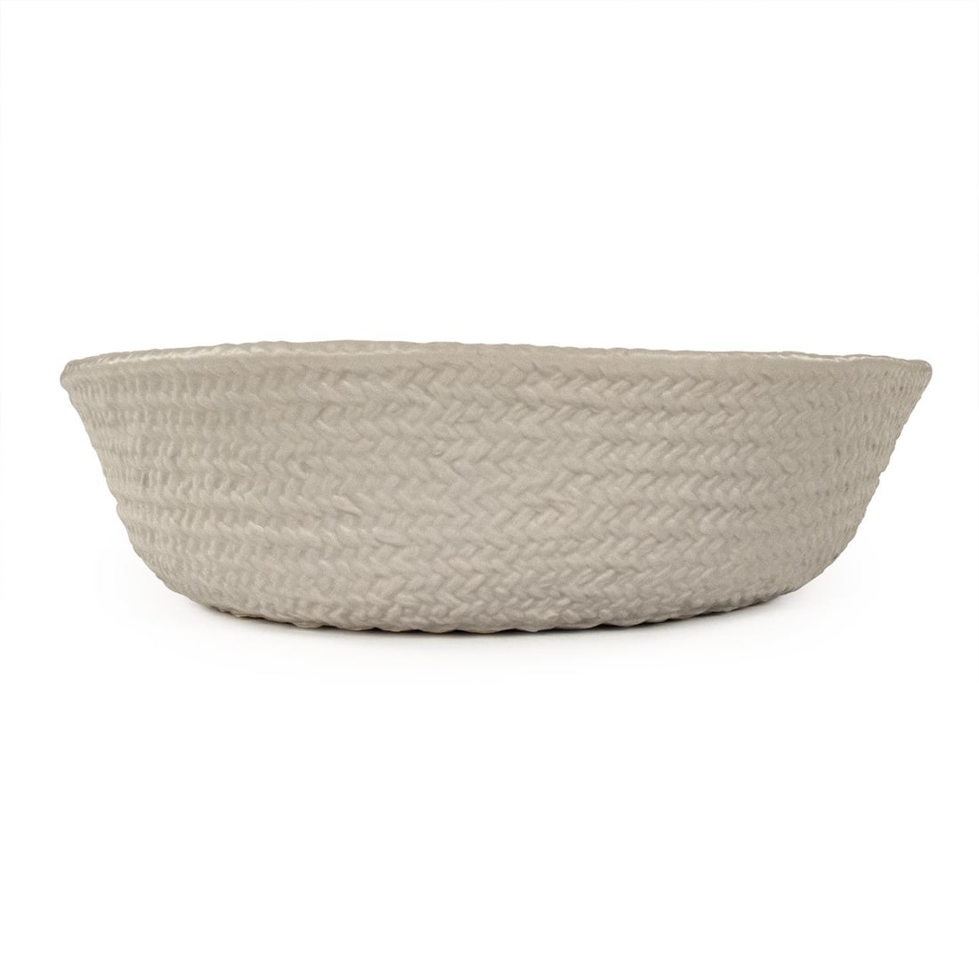 Zentique Gray Pottery Bowl Transitional Style 15.5 x 14 x 4.25 (1 of 4)