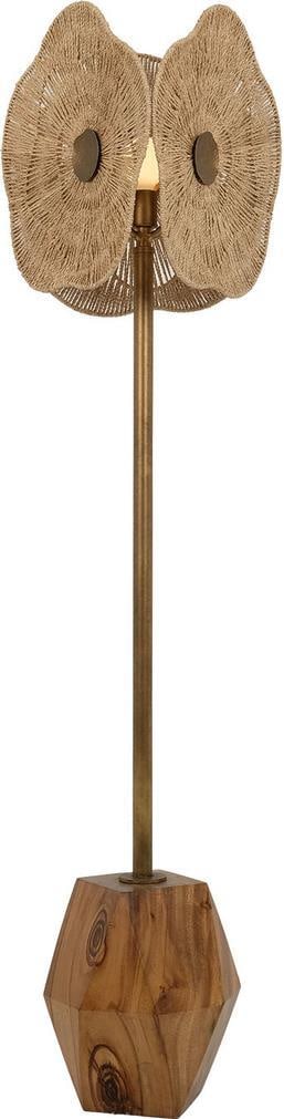 Kalco Poppy Brass Finish Floor Lamp 69.5" Dimmable: Kalco Poppy Brass Finish Floor Lamp 69.5" Dimmable Illuminate your space with this Classic Floor Lamp, featuring a stunning antique style brass finish that adds a touch of vintage charm to any room. C