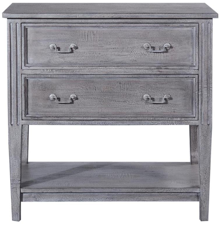 Lafitte Scandinavian Style Weathered Gray Solid Wood Side Table (1 of 2)