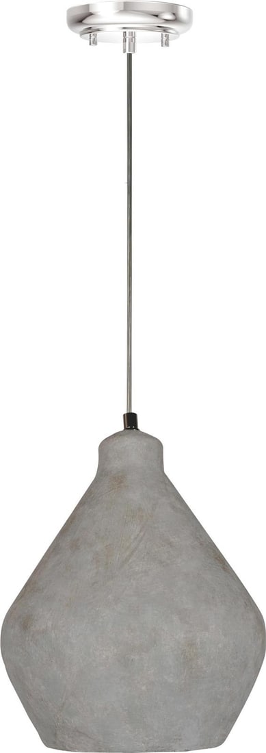 Kennsie Pendant Light in Light Gray Stone (1 of 3)