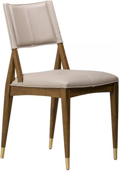 Finn Collection English Traditional Leather Dining Chair (1 of 2)