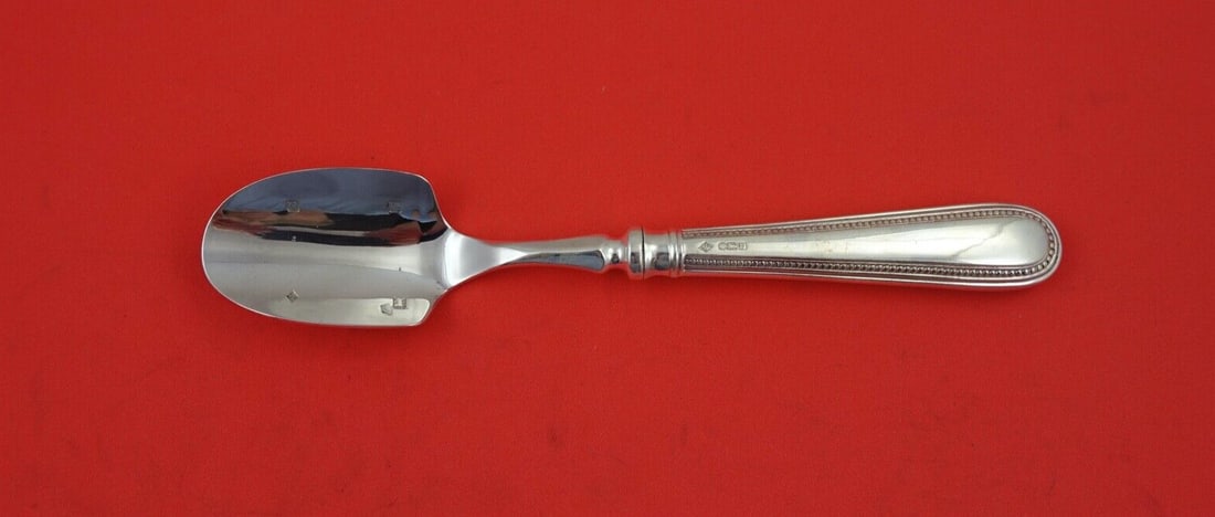 Carrs Bead Round Sterling Silver Cheese Scoop 7 5/8 inches (1 of 2)