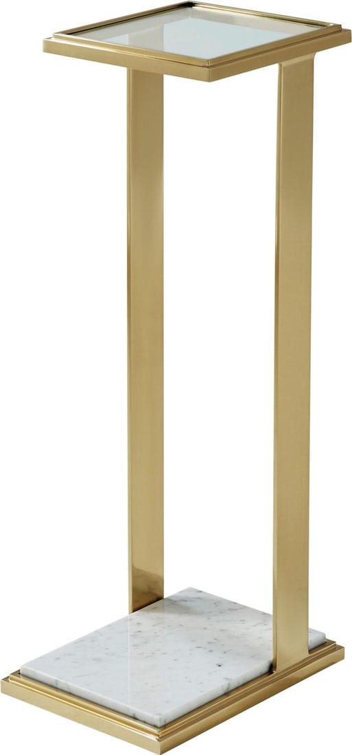 Theodore Alexander Polished Brass San Clemente Accent Table (1 of 2)