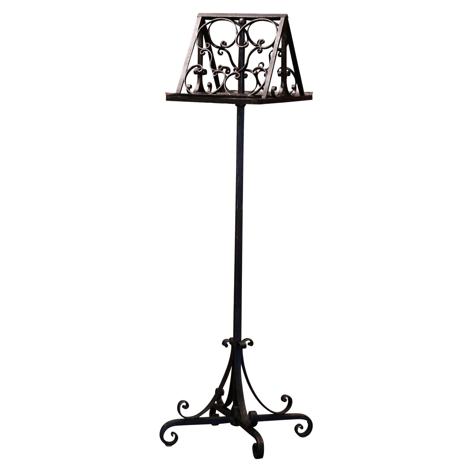 19th Century French Gothic Wrought Iron Double-Sided Music Stand (1 of 8)