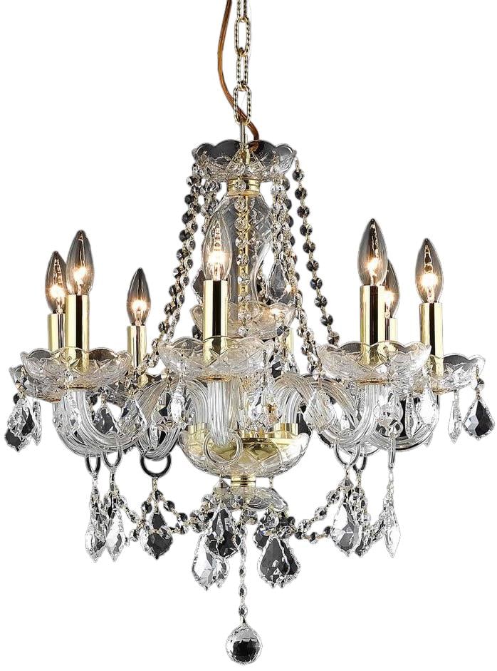 Elegant Lighting Adjustable Princeton Chandelier Gold Finish 20": Elegant Lighting Adjustable Princeton Chandelier Gold Finish 20" Illuminate your space with the Adjustable Princeton Chandelier, featuring a stunning gold finish that adds a touch of elegance to any r