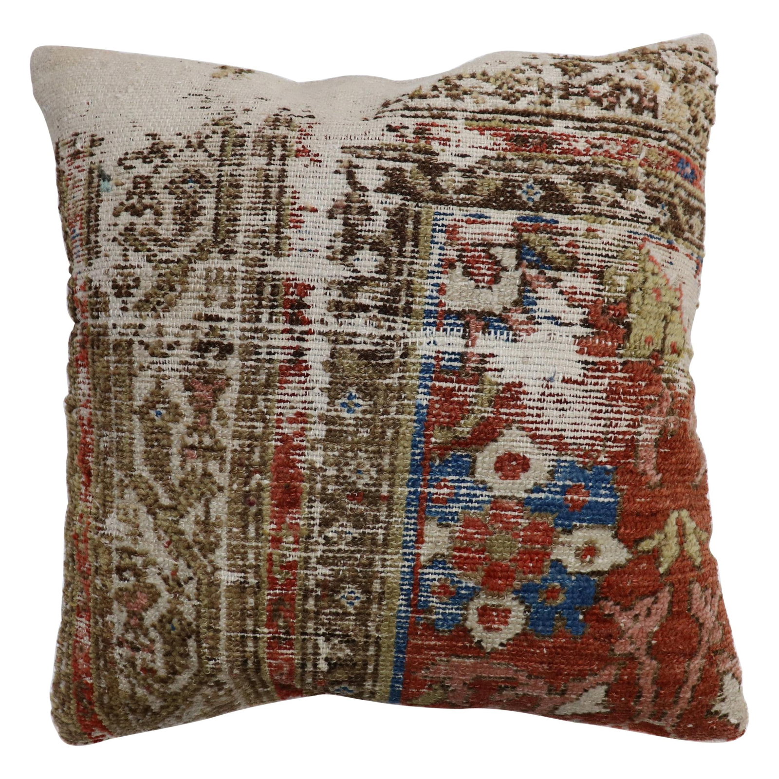 Mid-Century Persian Malayer Rug Pillow 20 x 20 Industrial Style (1 of 4)