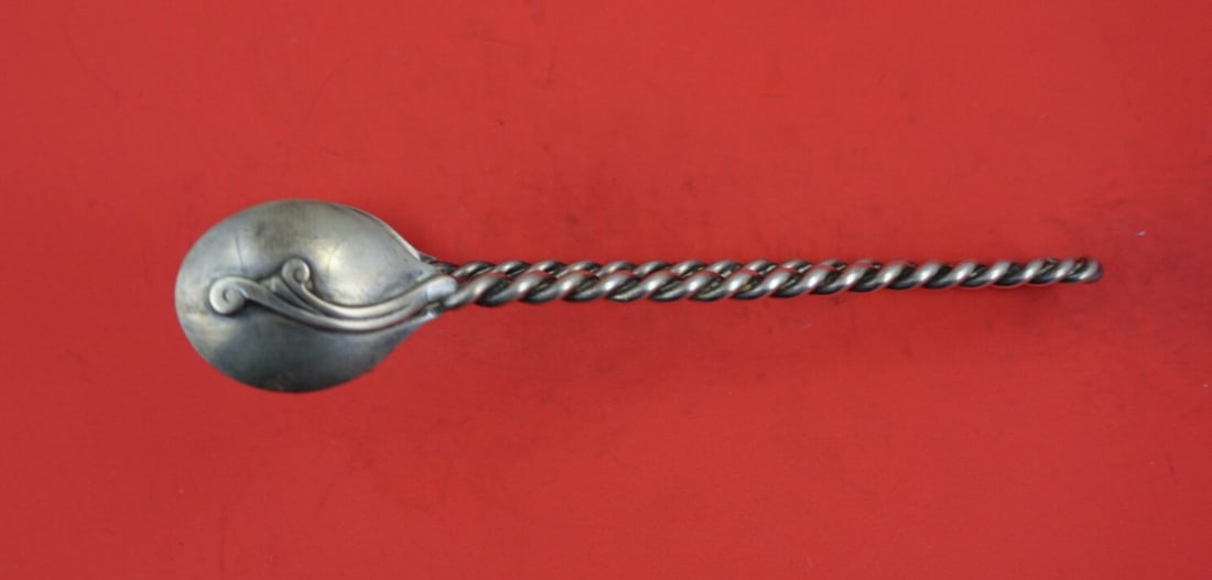 Revere Sterling Silver Ice Tong Hand Wrought Twisted 7.25" (1 of 2)