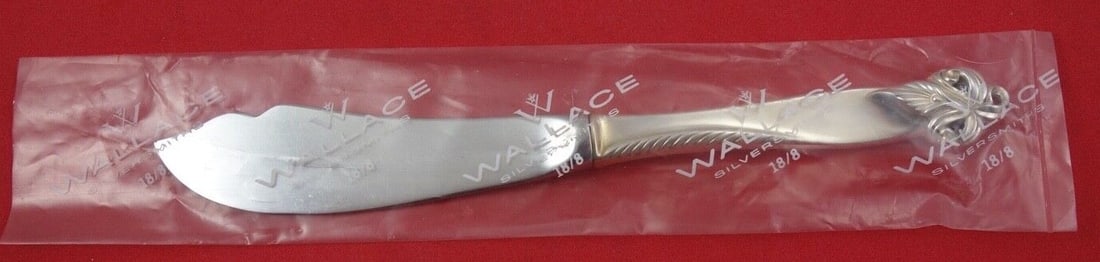 Wallace Orchid Elegance Sterling Silver Trout Knife 6.75" (1 of 2)