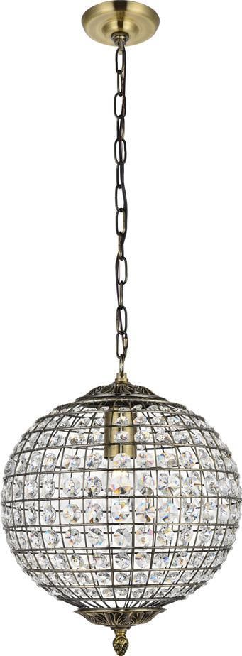 Elegant Lighting Vintage Style Adjustable Hanging Light Bronze (1 of 1)