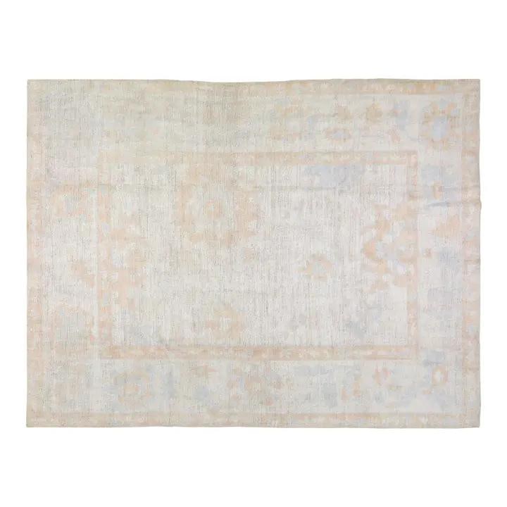 Handwoven Turkish Oushak Wool Area Rug 7'10" x 10'3" (1 of 6)