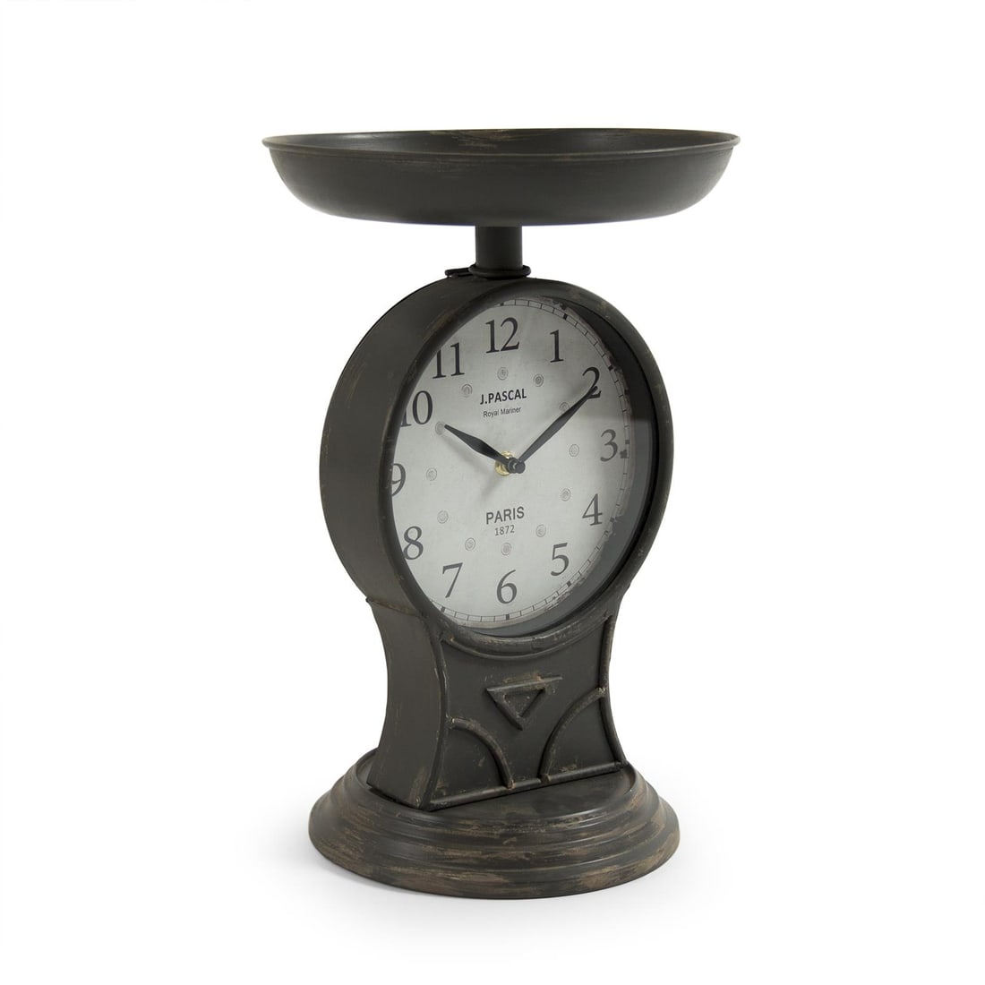Zentique Antique Style Iron Glass Scale Clock 15.25H (1 of 5)
