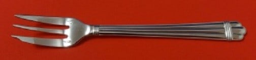 Christofle Aria Sterling Silver 3-Tine Dessert Fork Unused 6.25" (1 of 1)