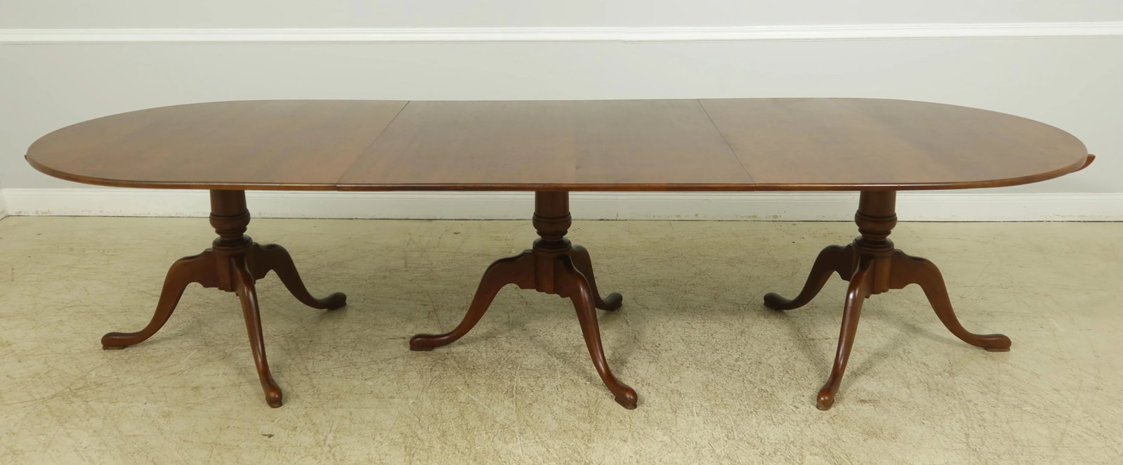Eldred Wheeler Solid Cherry 3 Part Banquet Dining Table - 7