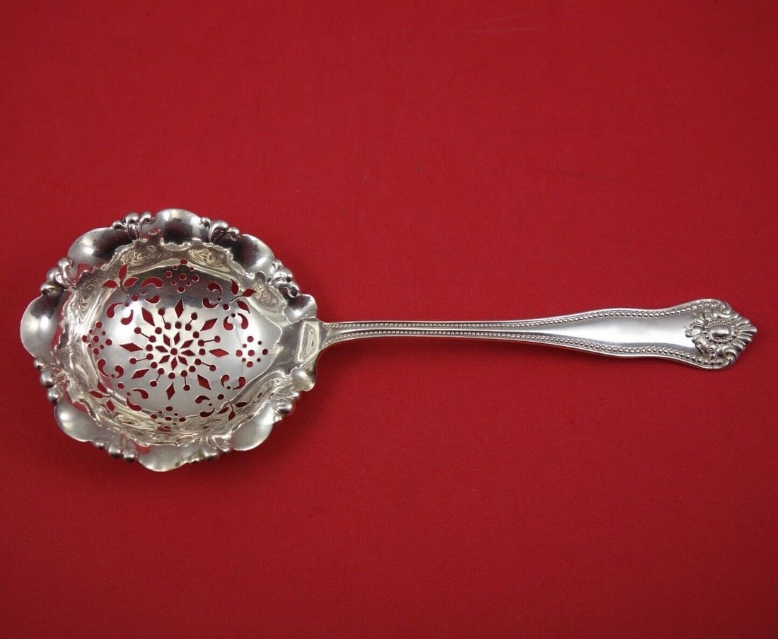 Lexington Sterling Silver Pea Spoon by Knowles Mount Vernon 8 3/4" (1 of 2)