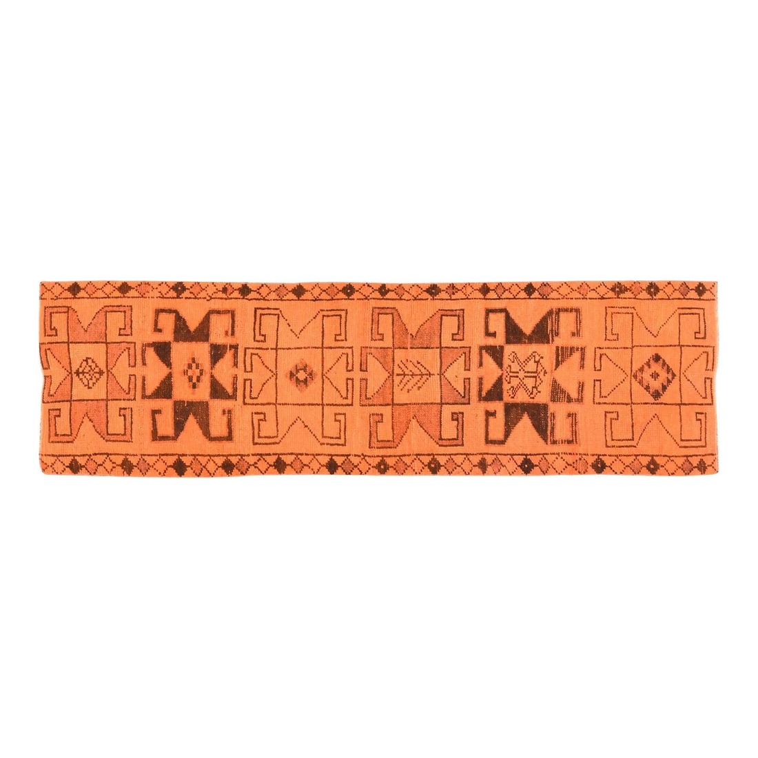 Anatolian Kurdish Wool Runner Hand Knotted Traditional 2'9" x 9'7" (1 of 4)