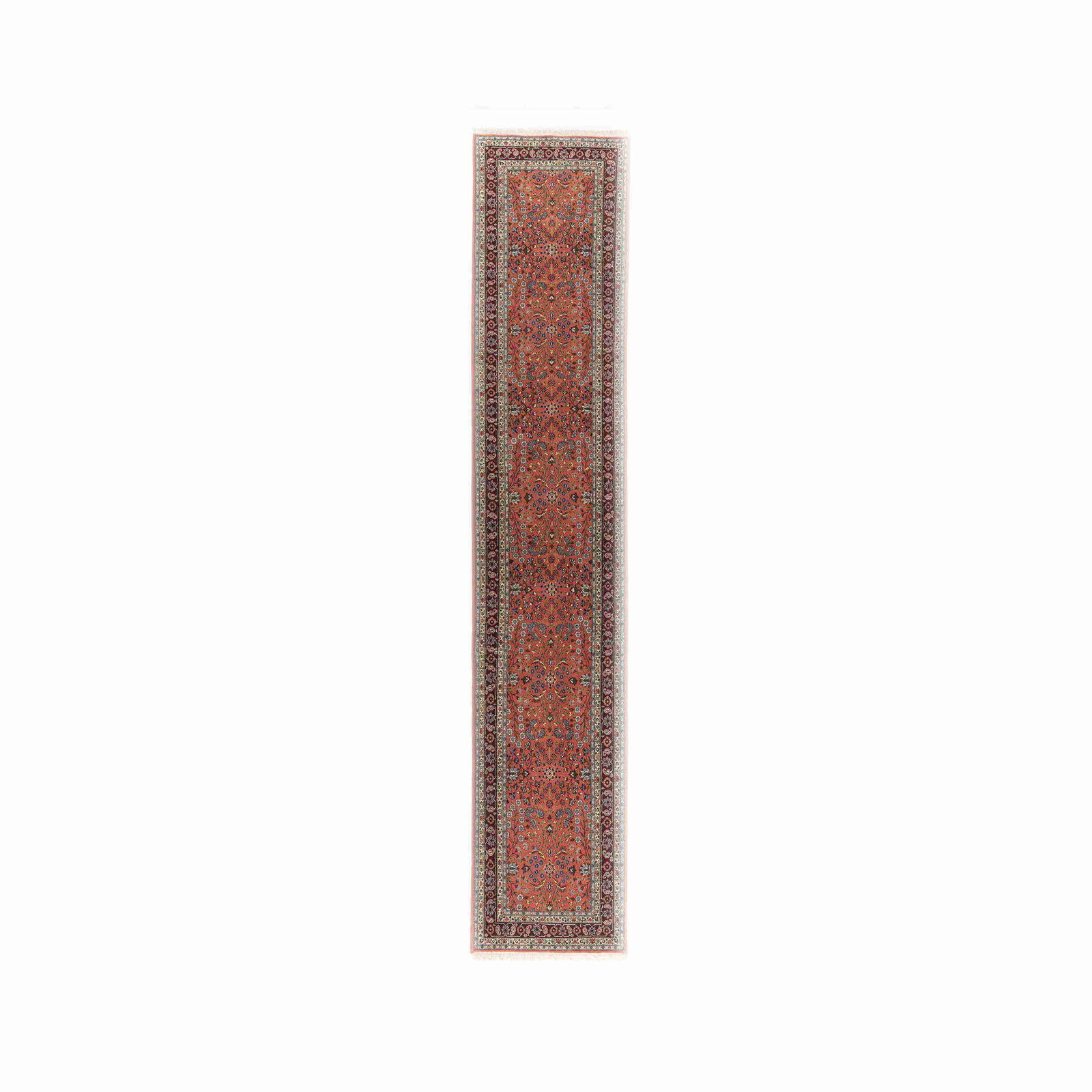 Authentic Hereke Handmade Wool on Cotton Carpet 38.2 x 196.9 (1 of 8)