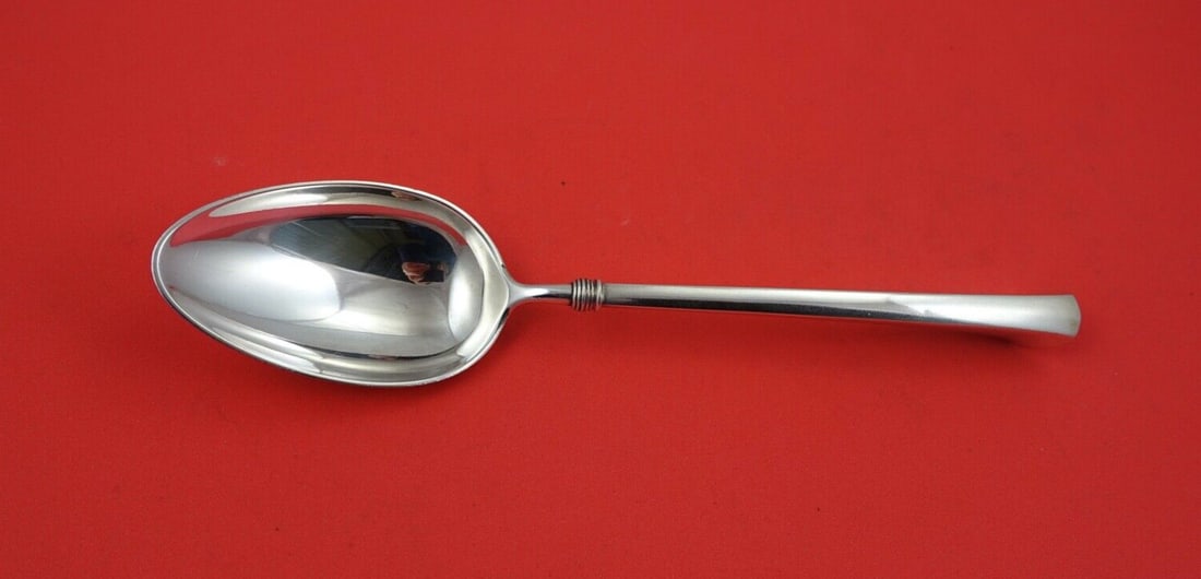 Gorham Angelo Sterling Silver Serving Spoon 8 7/8 Inches (1 of 2)