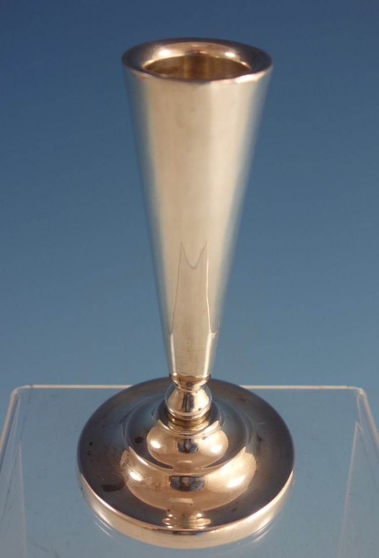 Juventino Lopez Reyes Sterling Silver Candlestick 5 Inches (1 of 3)