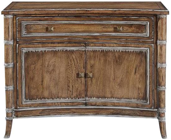 Ashton Chest Solid Wood Blue Rustic Pecan Swedish Modern Design (1 of 5)