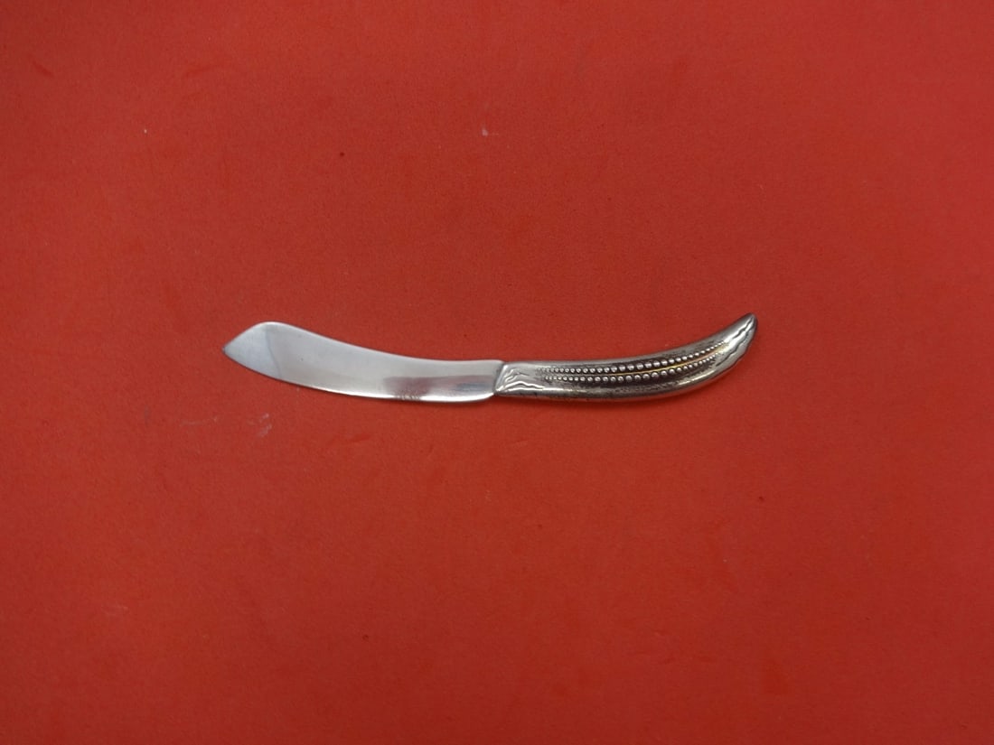 Tiffany & Co. Sterling Silver Monogrammed Corn Knife 4 3/8 in: Tiffany & Co. Sterling Silver Monogrammed Corn Knife 4 3/8 in This exquisite corn knife from Tiffany & Co. features a sterling silver hollow handle complemented by a durable stainless blade, measuring