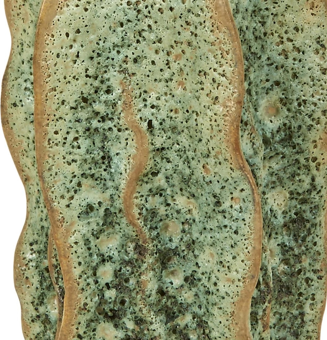 French Cactus Ceramic Vase Green 7H x 3W x 3D: French Cactus Ceramic Vase Green 7H x 3W x 3D Showcase your unique style with this French Craftsmanship Cactus Ceramic Vase. This small vase features a vibrant green finish, perfect for adding a touch